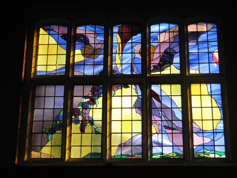 Stained Glass Window at The Barn